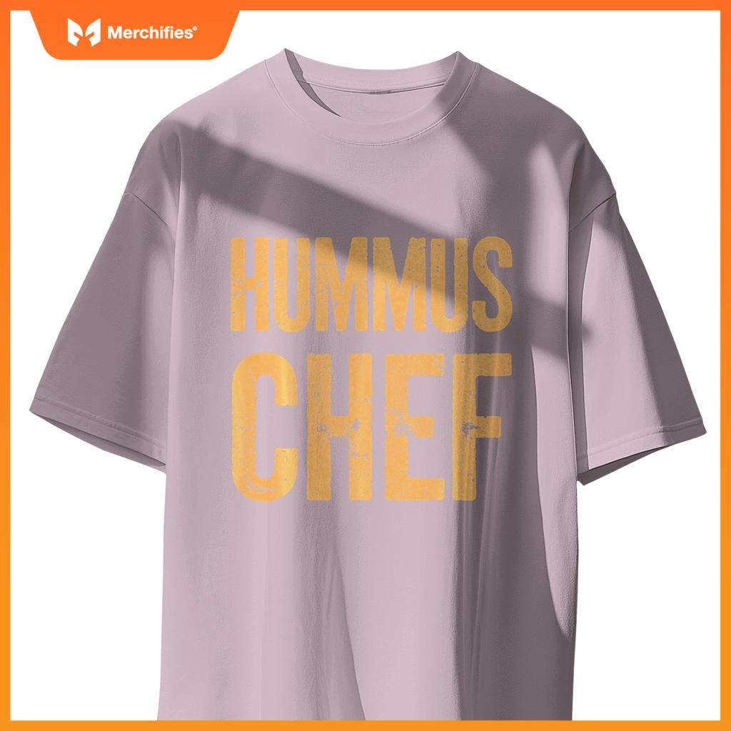 Vegetarian Hummus Chef Cooking Vegan Food T-Shirt