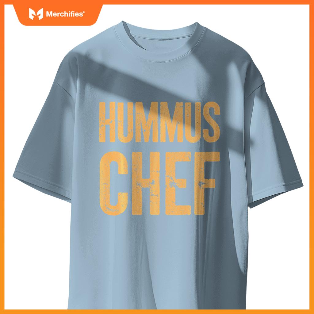 Vegetarian Hummus Chef Cooking Vegan Food T-Shirt