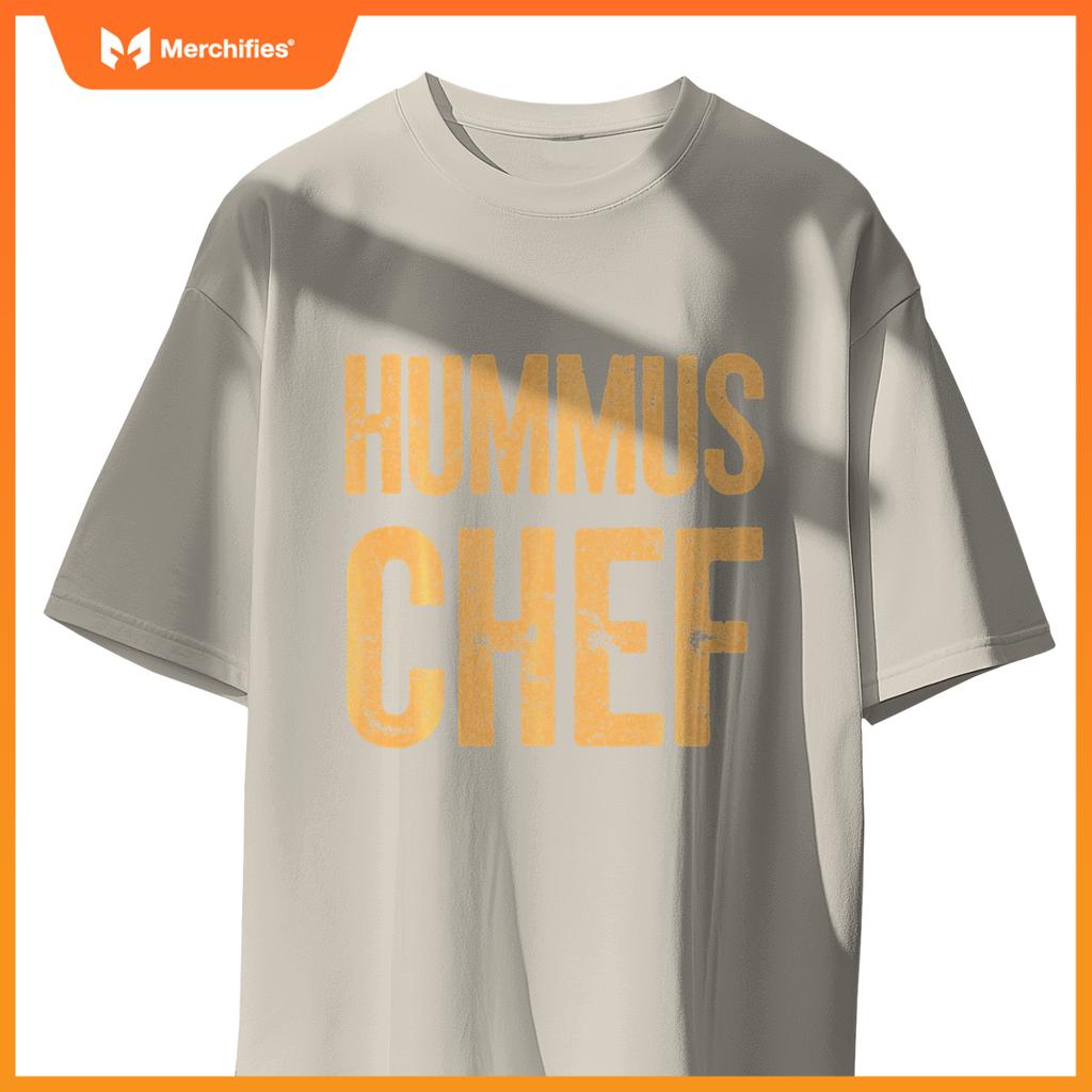 Vegetarian Hummus Chef Cooking Vegan Food T-Shirt