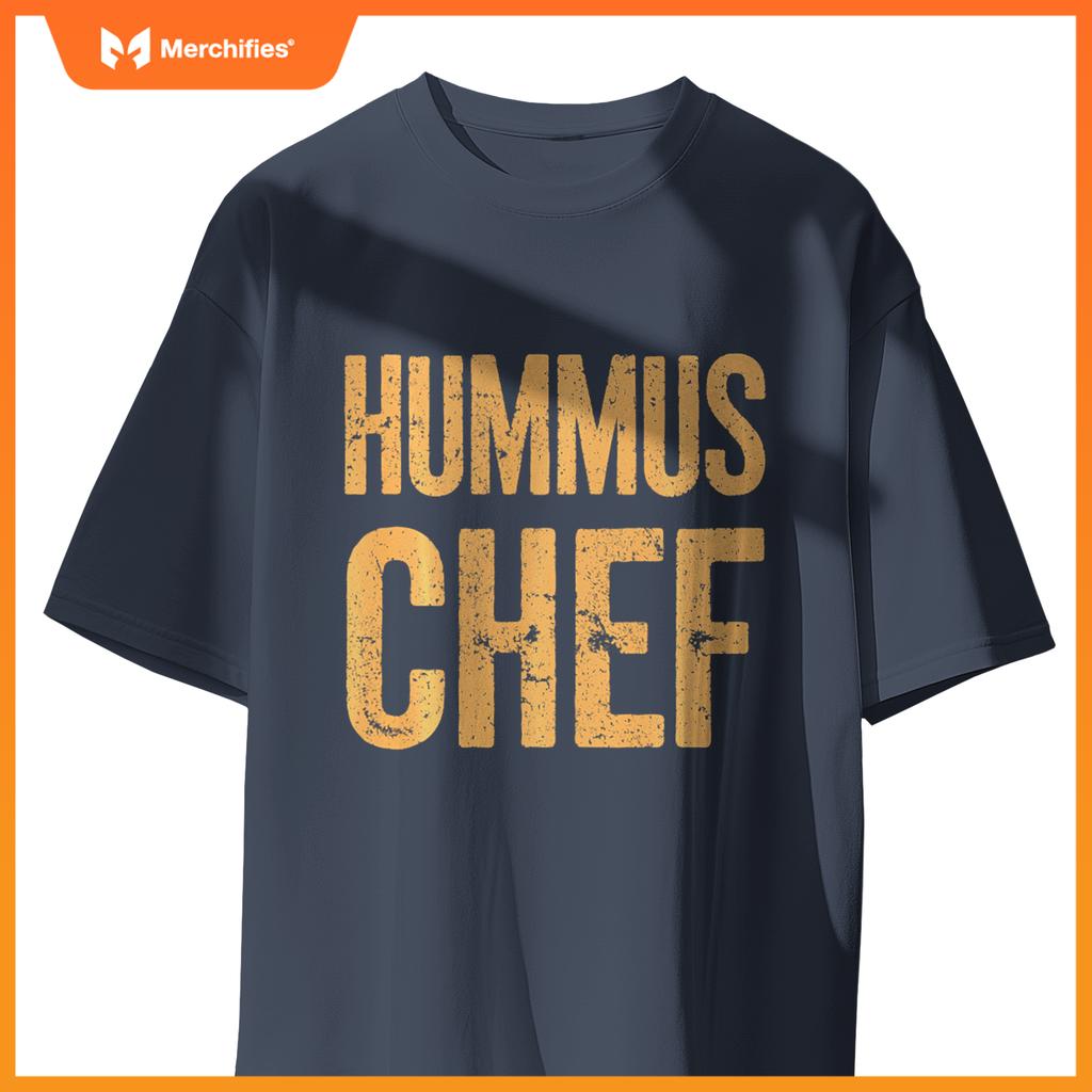 Vegetarian Hummus Chef Cooking Vegan Food T-Shirt