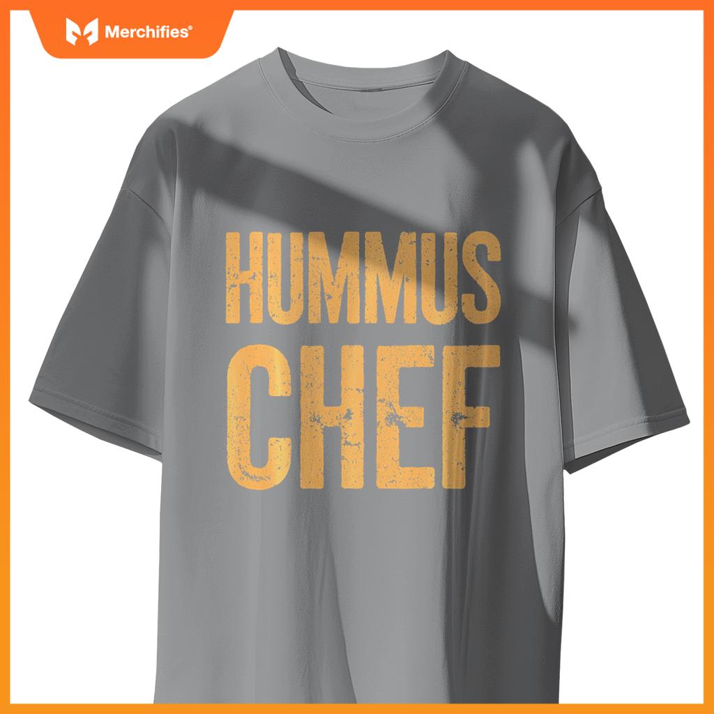 Vegetarian Hummus Chef Cooking Vegan Food T-Shirt