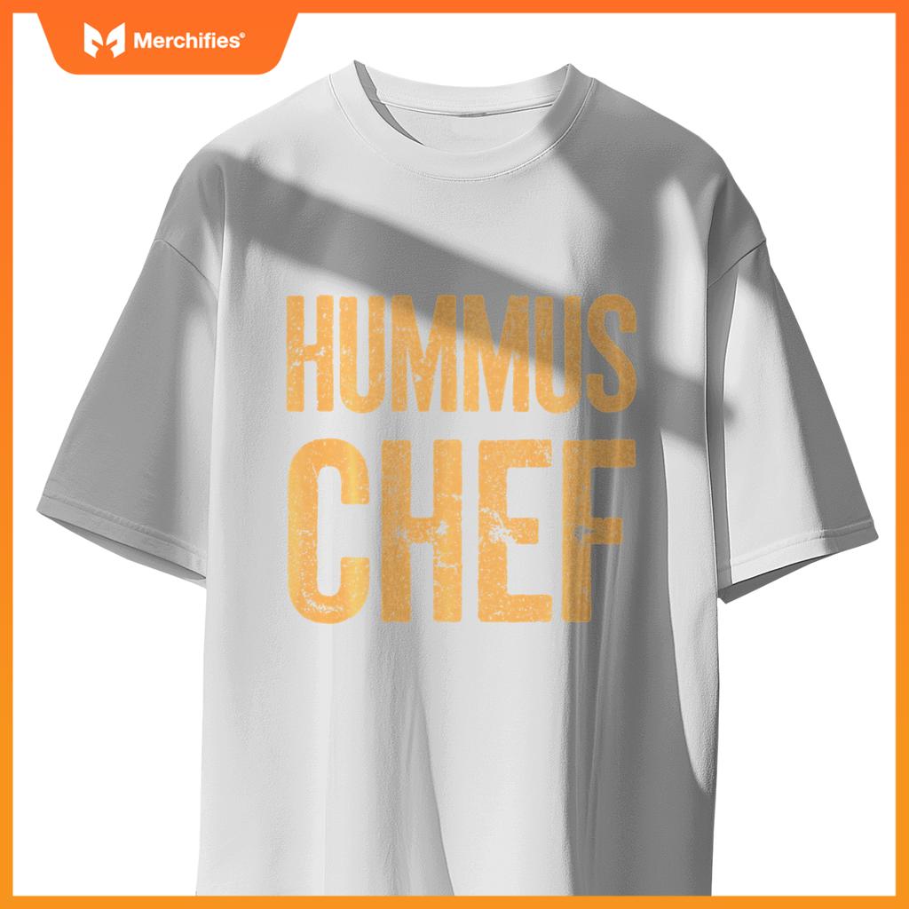 Vegetarian Hummus Chef Cooking Vegan Food T-Shirt