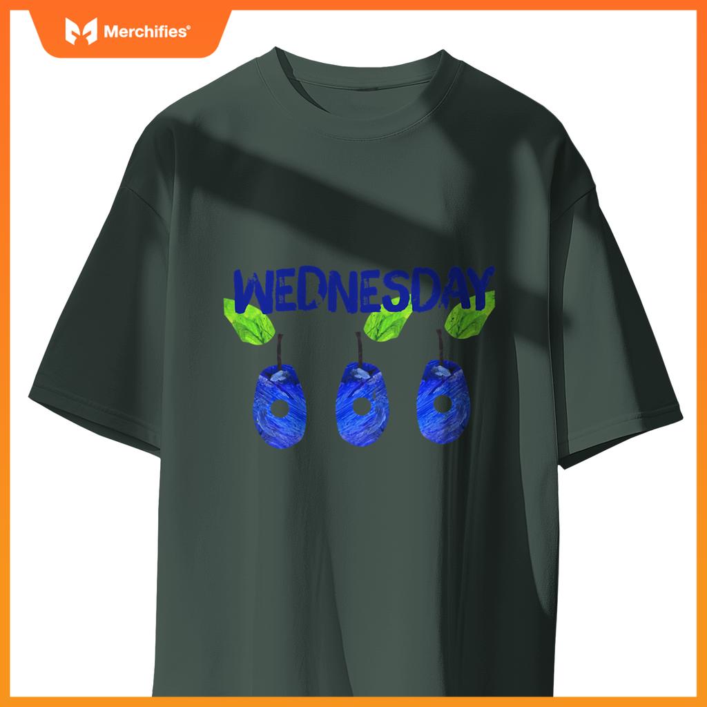 Very Hungry Caterpillar Wednesday Fruits Birthday Teacher T-Shirt