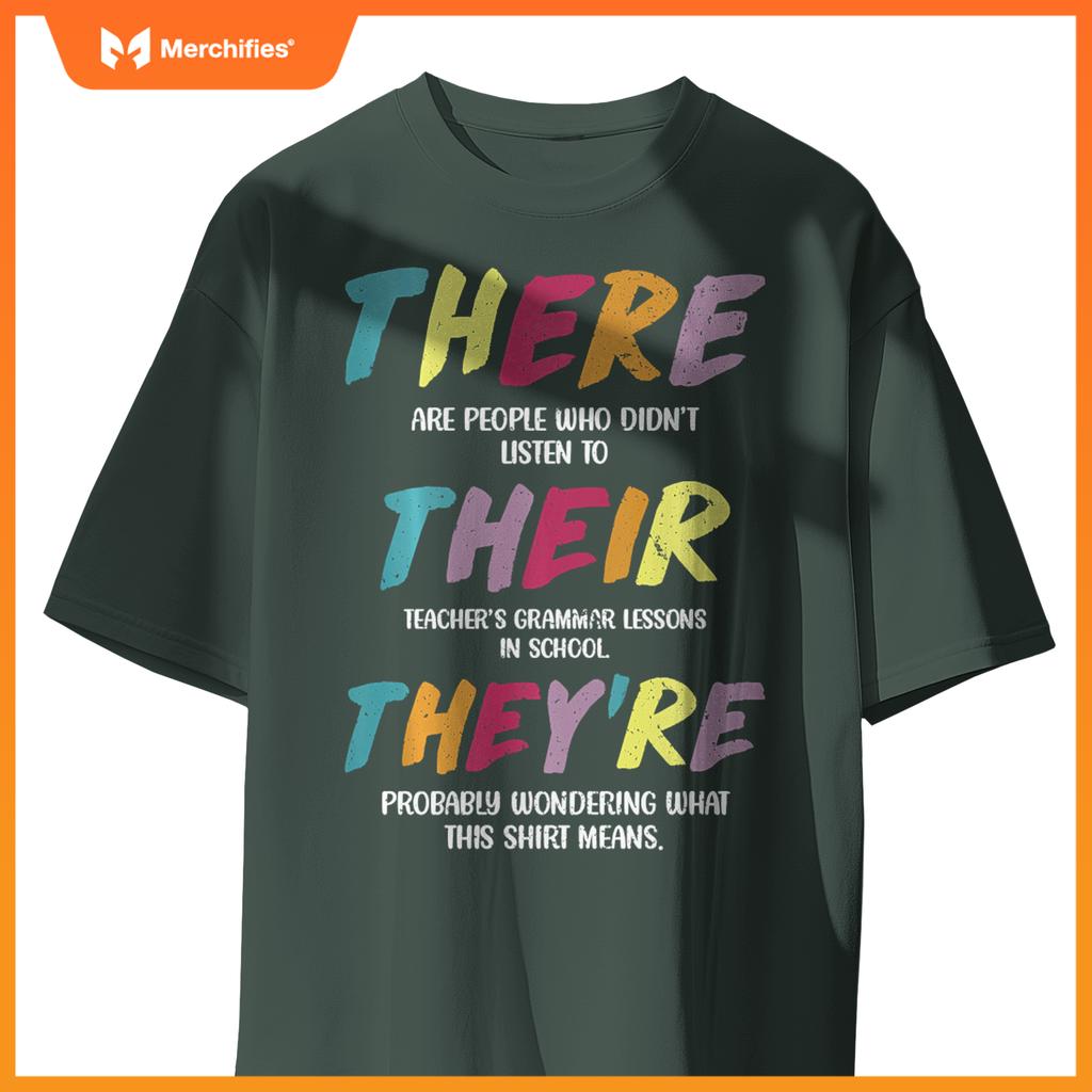 Vintage Grammar Police Retro Funny English Teacher