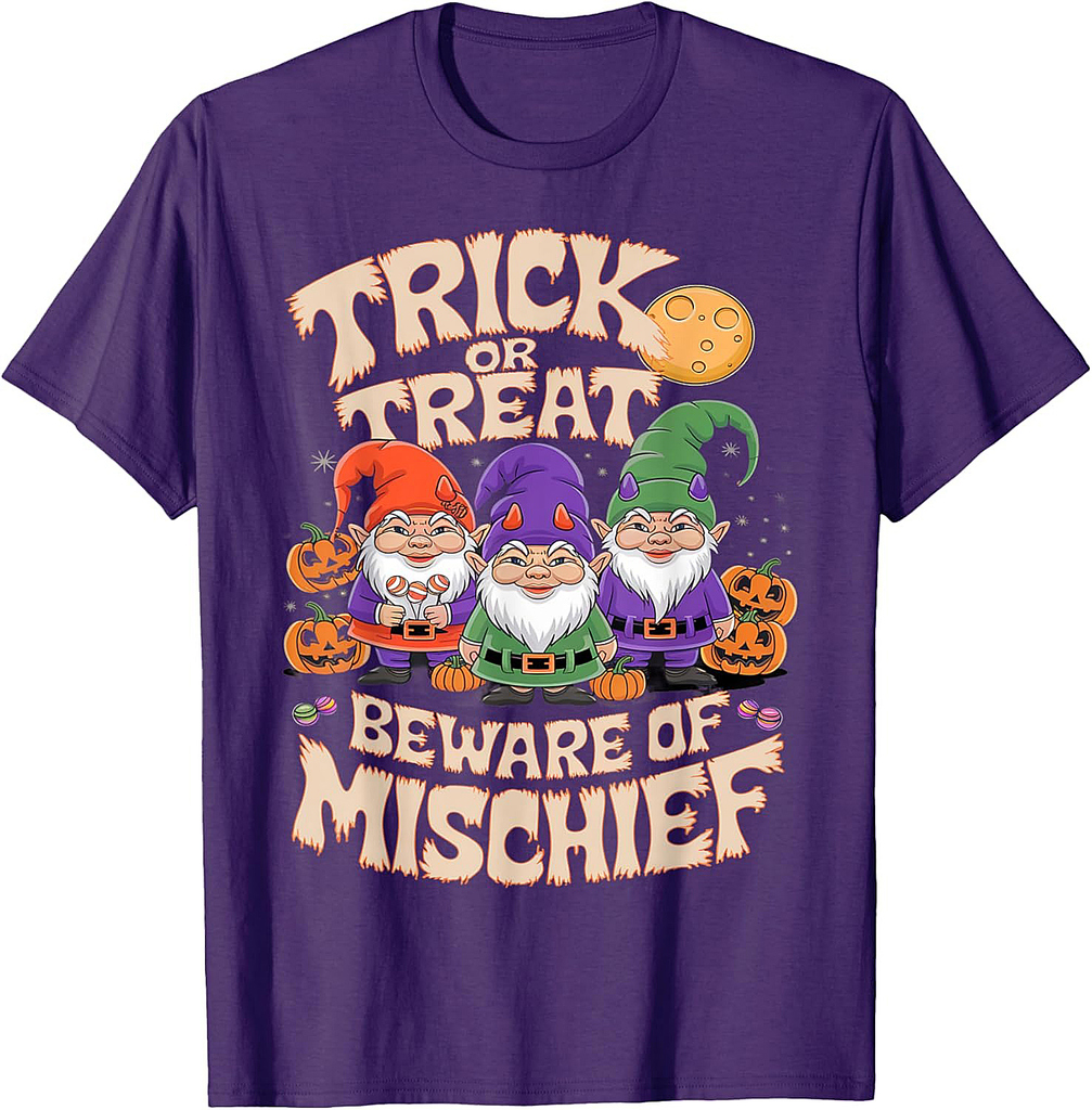 Vintage Halloween Gnome T-Shirt
