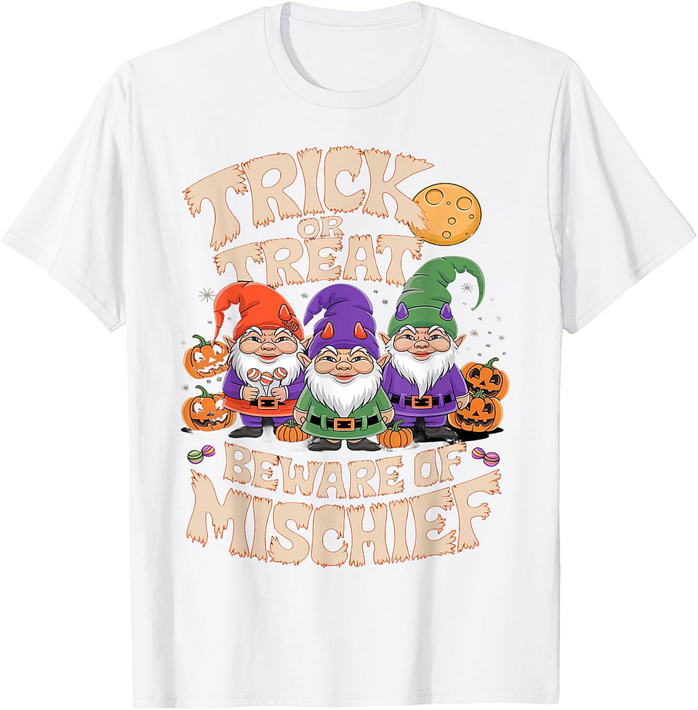 Vintage Halloween Gnome T-Shirt