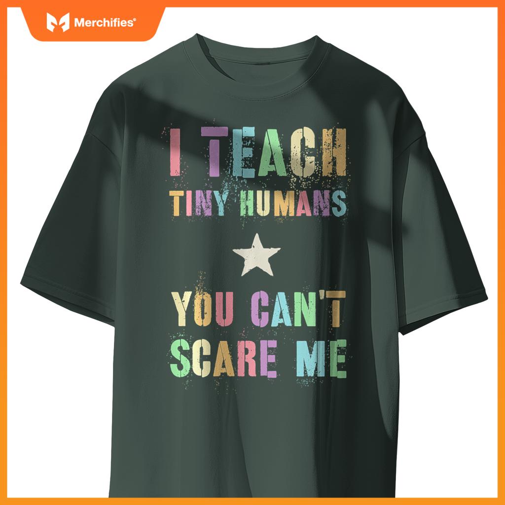 Vintage I TEACH TINY HUMANS Teacher My Superpower Love Pre-K