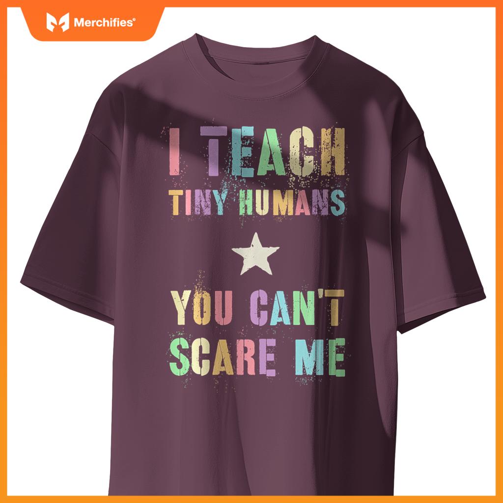 Vintage I TEACH TINY HUMANS Teacher My Superpower Love Pre-K
