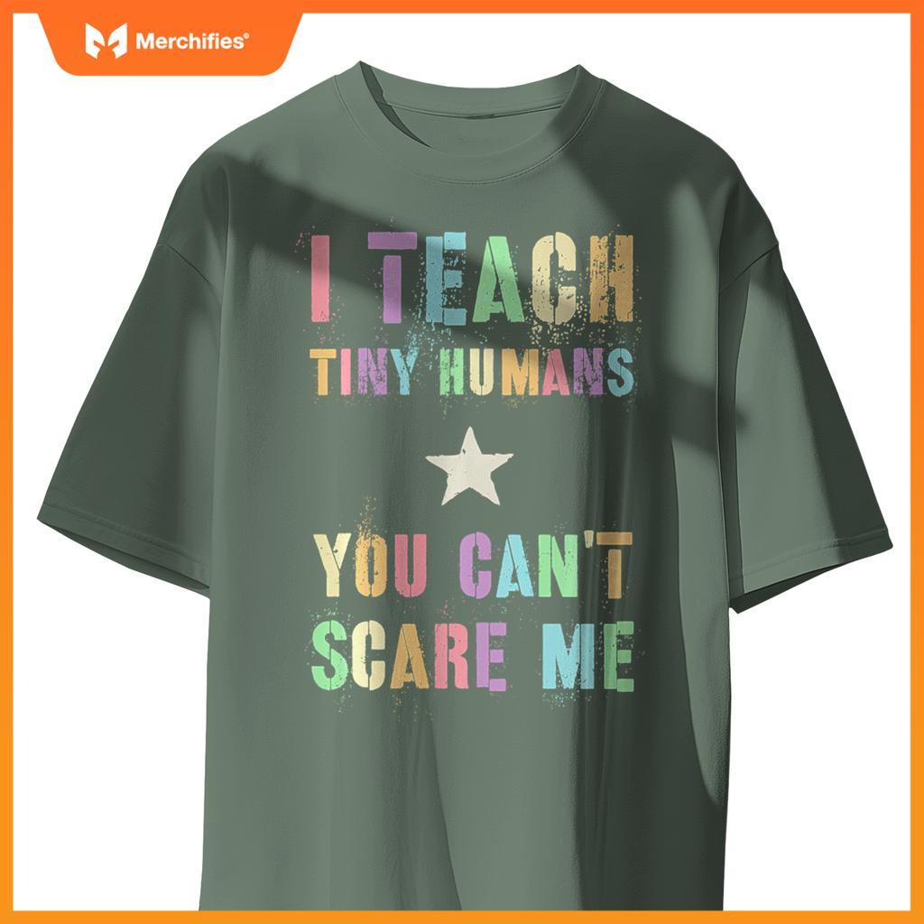 Vintage I TEACH TINY HUMANS Teacher My Superpower Love Pre-K