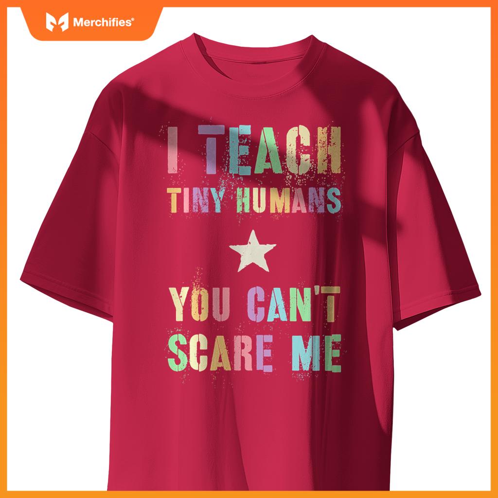 Vintage I TEACH TINY HUMANS Teacher My Superpower Love Pre-K