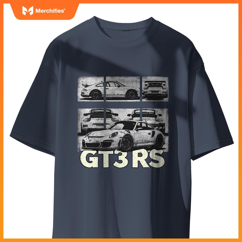 Vintage Jdm Motorsports Car Drift GT3 RS Car Comic Style T-Shirt