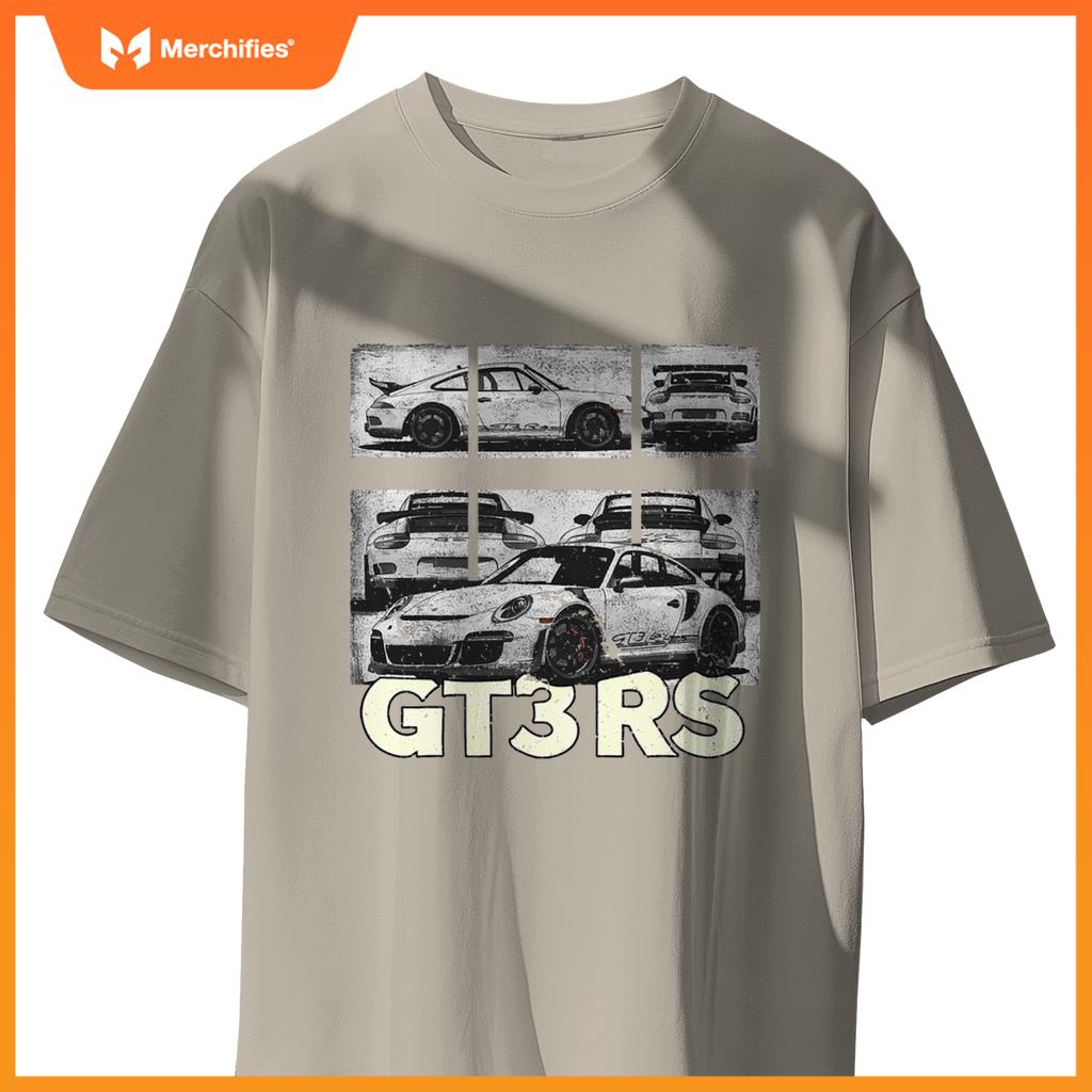 Vintage Jdm Motorsports Car Drift GT3 RS Car Comic Style T-Shirt