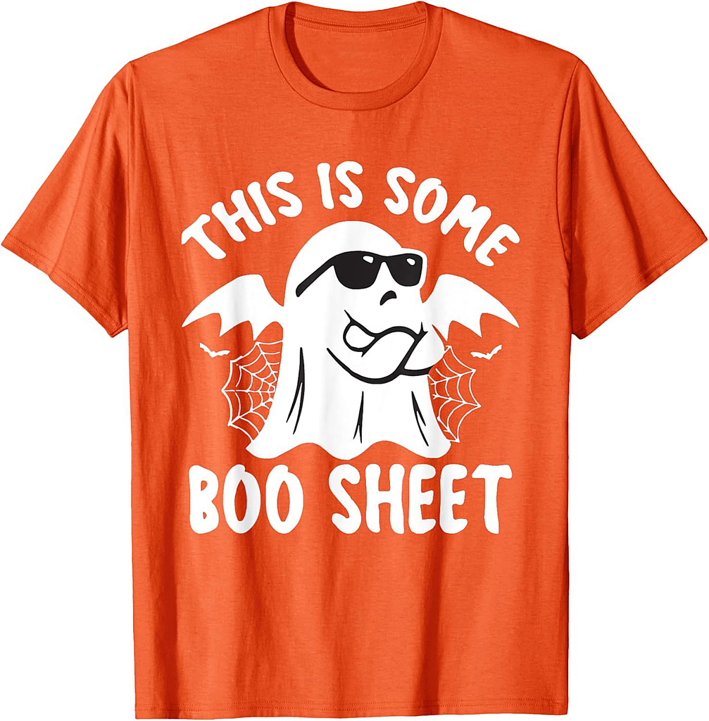 Vintage Retro This Is Some Boo Sheet Halloween Ghost Funny T-Shirt