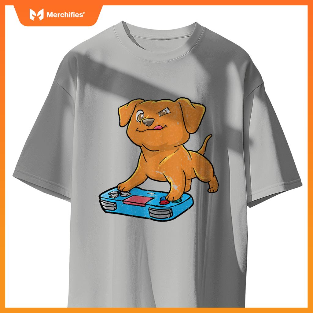 Vizsla Gamer Gaming Gamepad Dog Lover Kawaii Gift T-Shirt