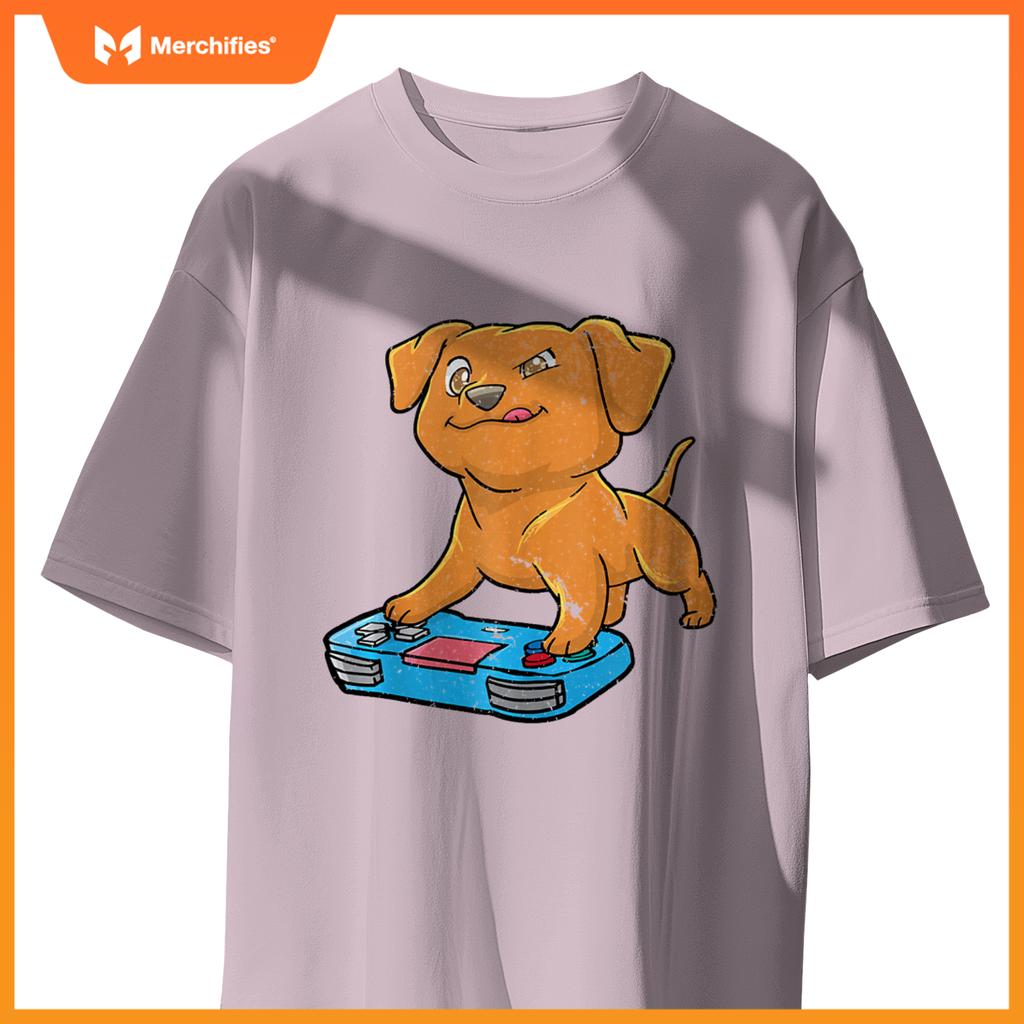 Vizsla Gamer Gaming Gamepad Dog Lover Kawaii Gift T-Shirt