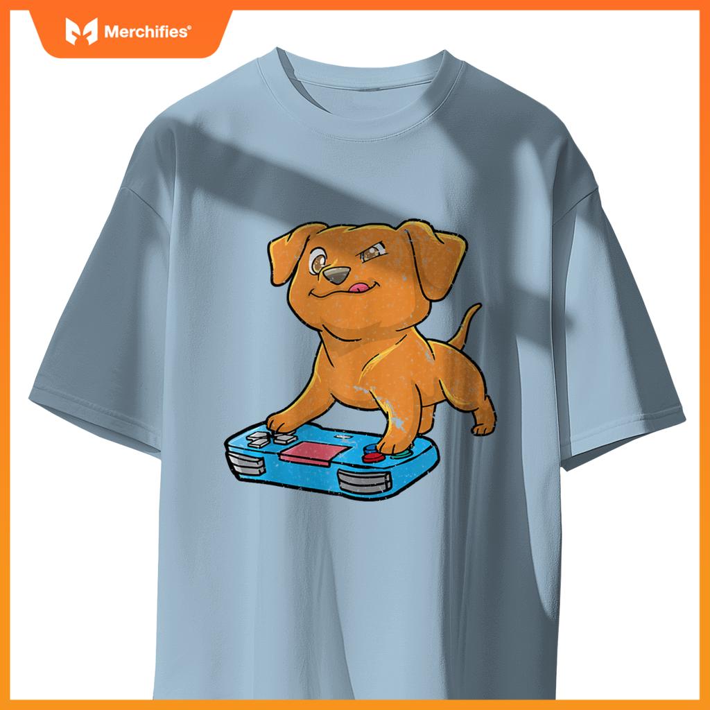 Vizsla Gamer Gaming Gamepad Dog Lover Kawaii Gift T-Shirt