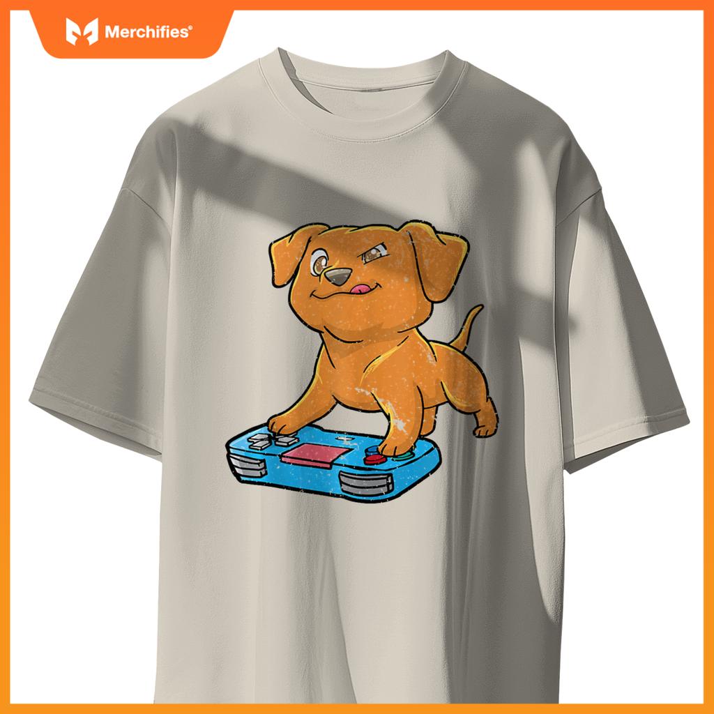 Vizsla Gamer Gaming Gamepad Dog Lover Kawaii Gift T-Shirt