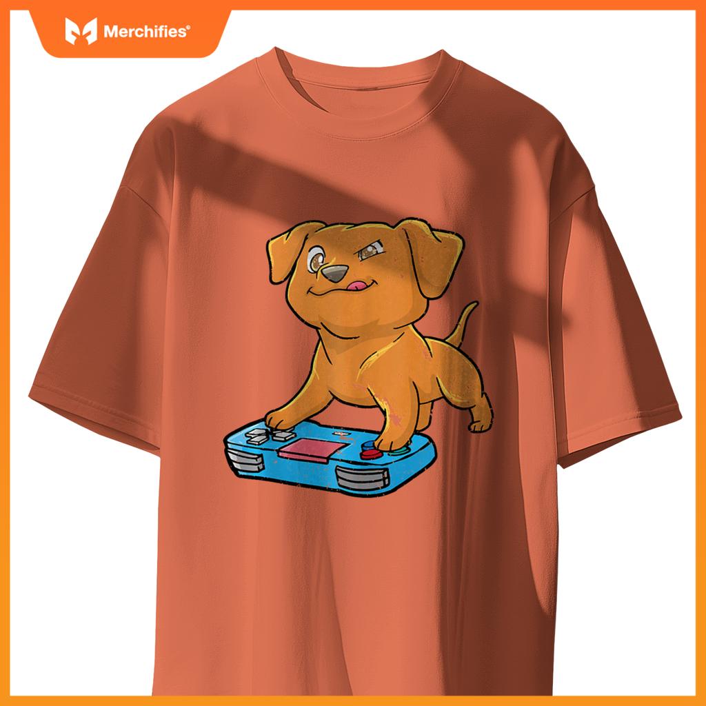 Vizsla Gamer Gaming Gamepad Dog Lover Kawaii Gift T-Shirt