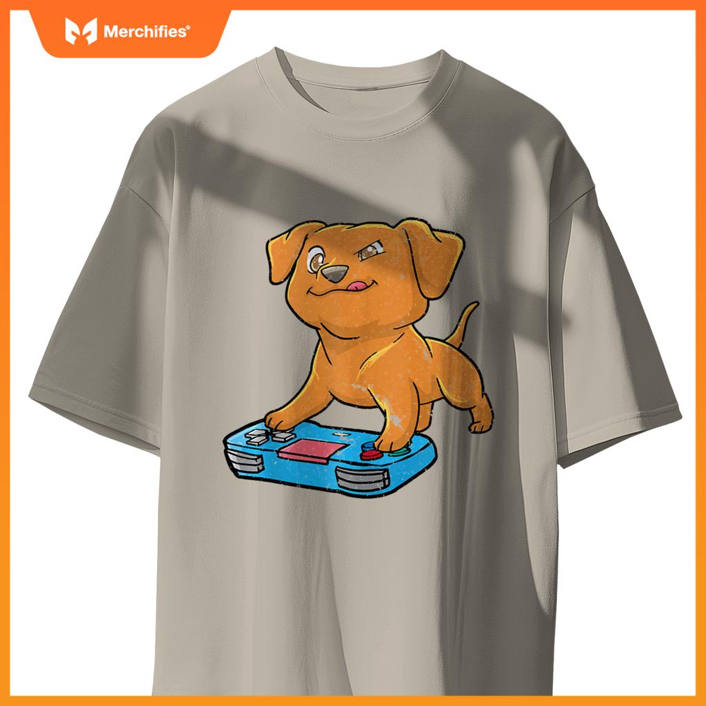 Vizsla Gamer Gaming Gamepad Dog Lover Kawaii Gift T-Shirt
