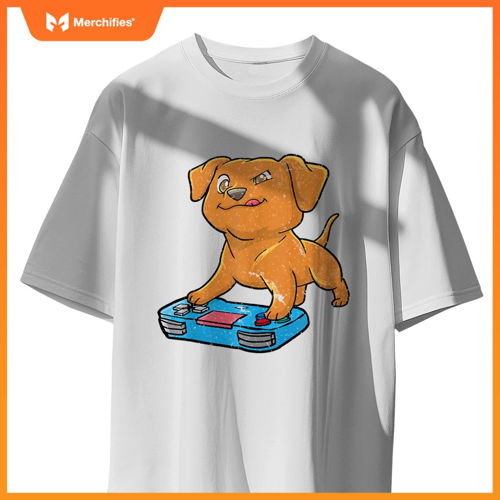 Vizsla Gamer Gaming Gamepad Dog Lover Kawaii Gift T-Shirt