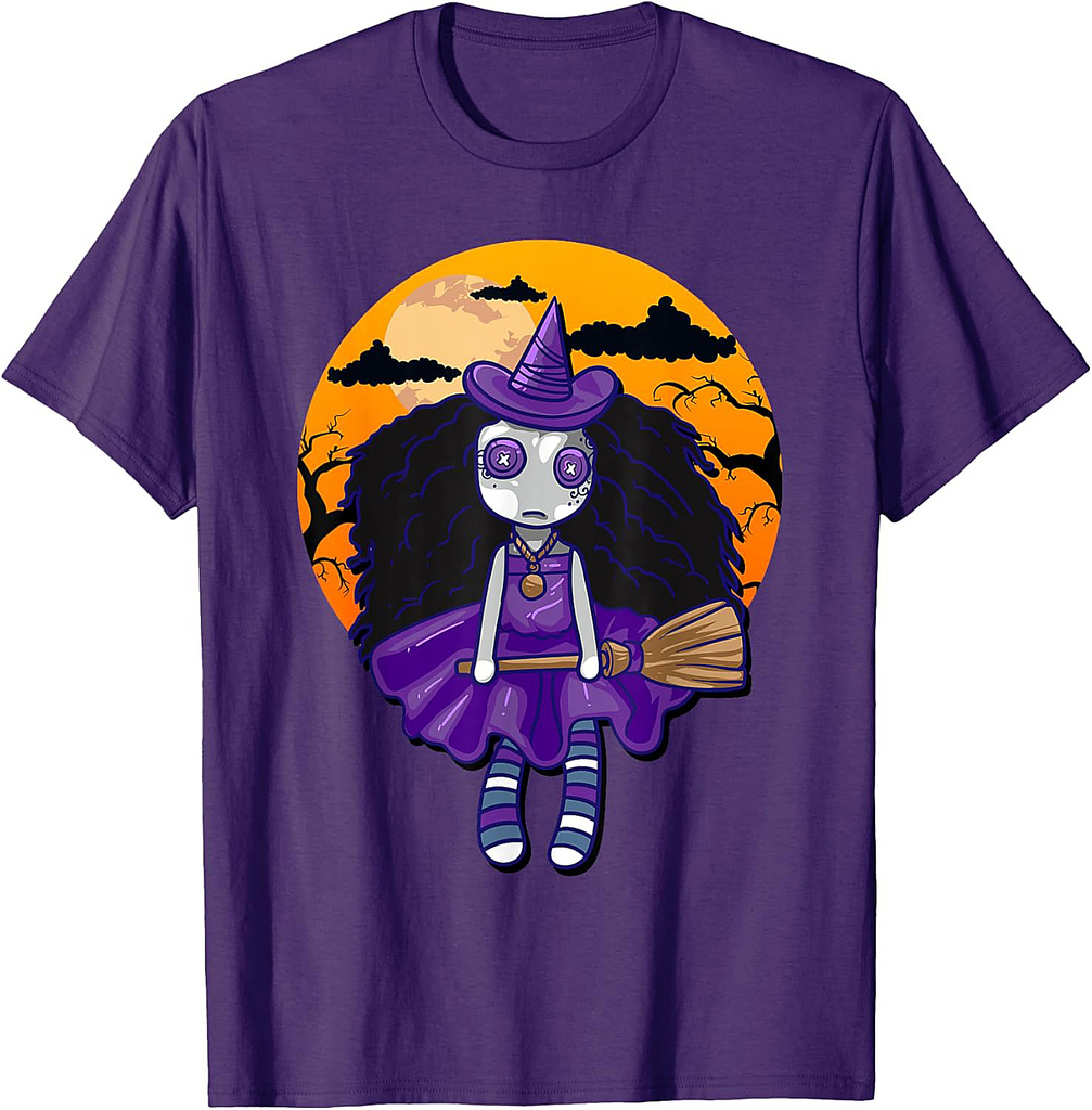 Voodoo Doll Witch Halloween T-Shirt
