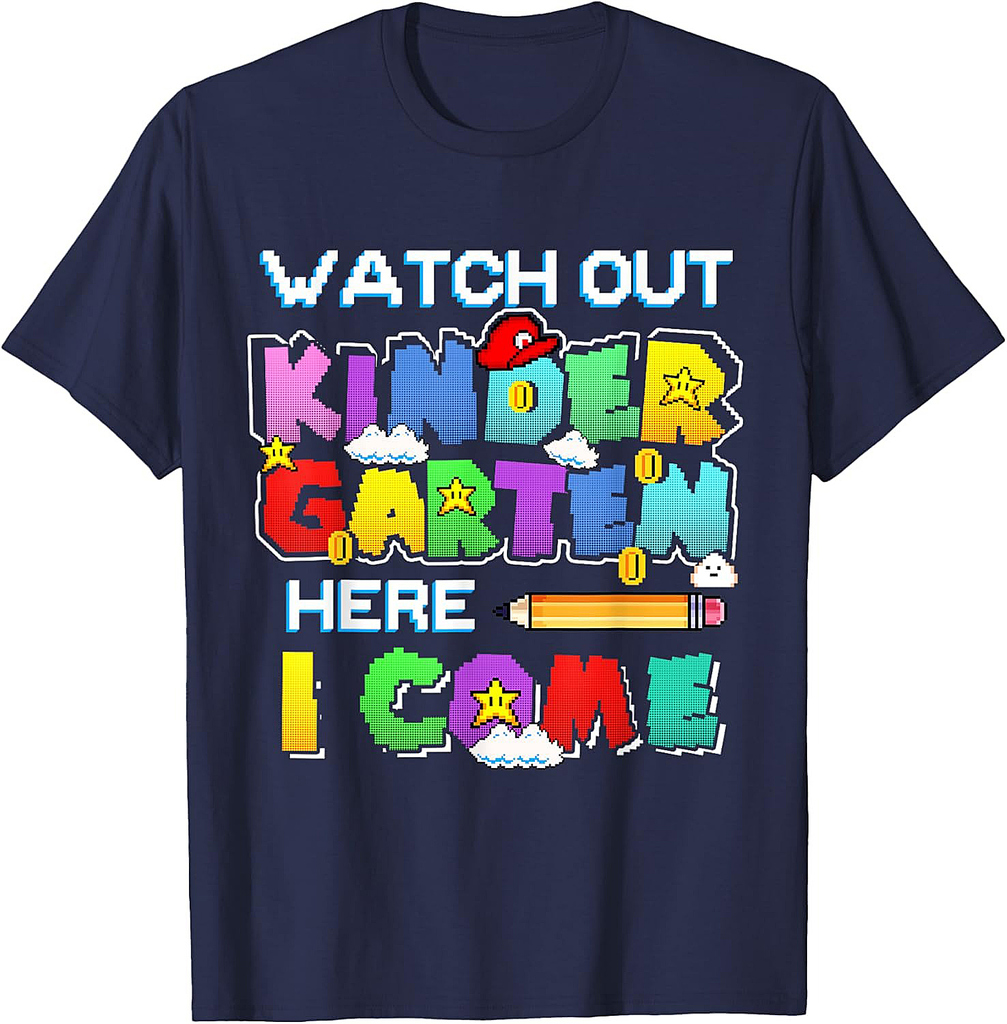 Watch Out Kindergarten Here I Come Back To School Outfits T-Shirt