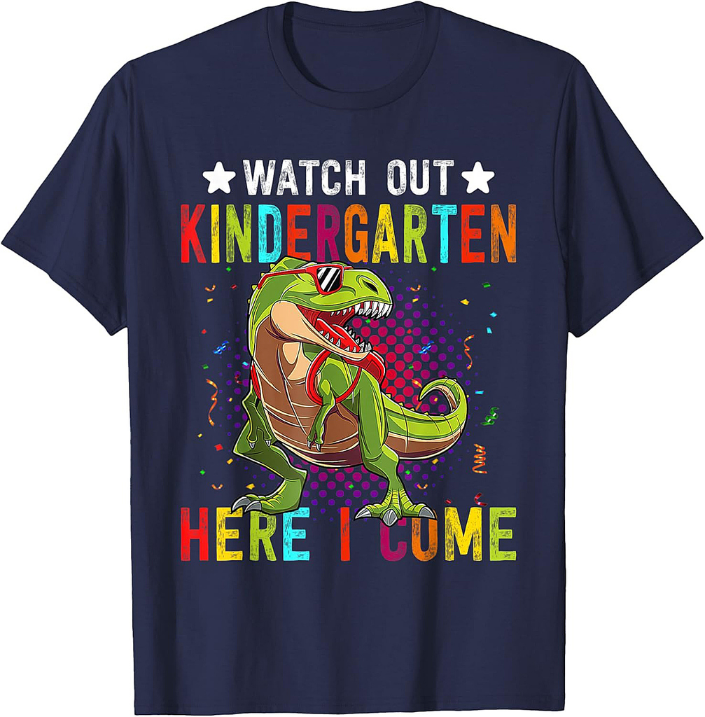 Watch out kindergarten here i come back to school for kids T-Shirt