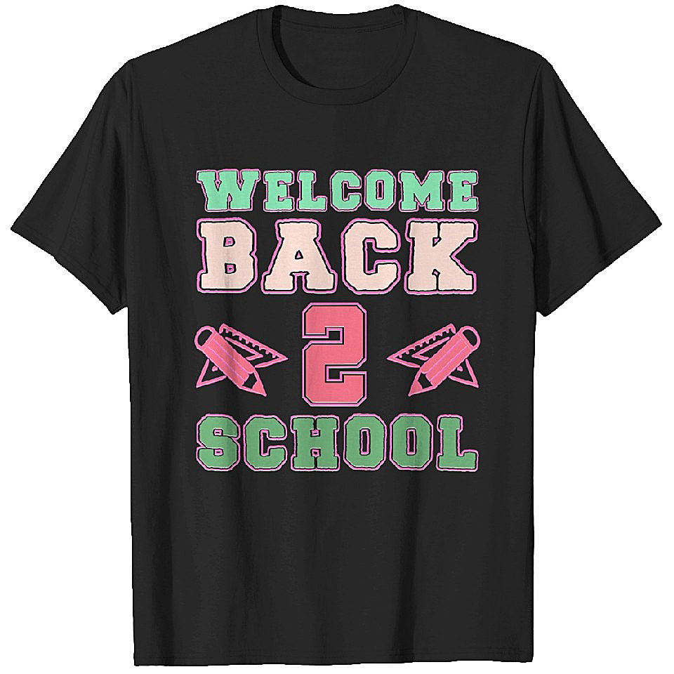 Welcome Back To School - Typography Back To School T Shirts Heavyweight T-shirt Men