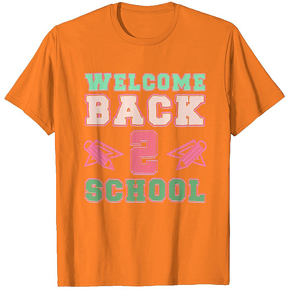 Welcome Back To School - Typography Back To School T Shirts Heavyweight T-shirt Men