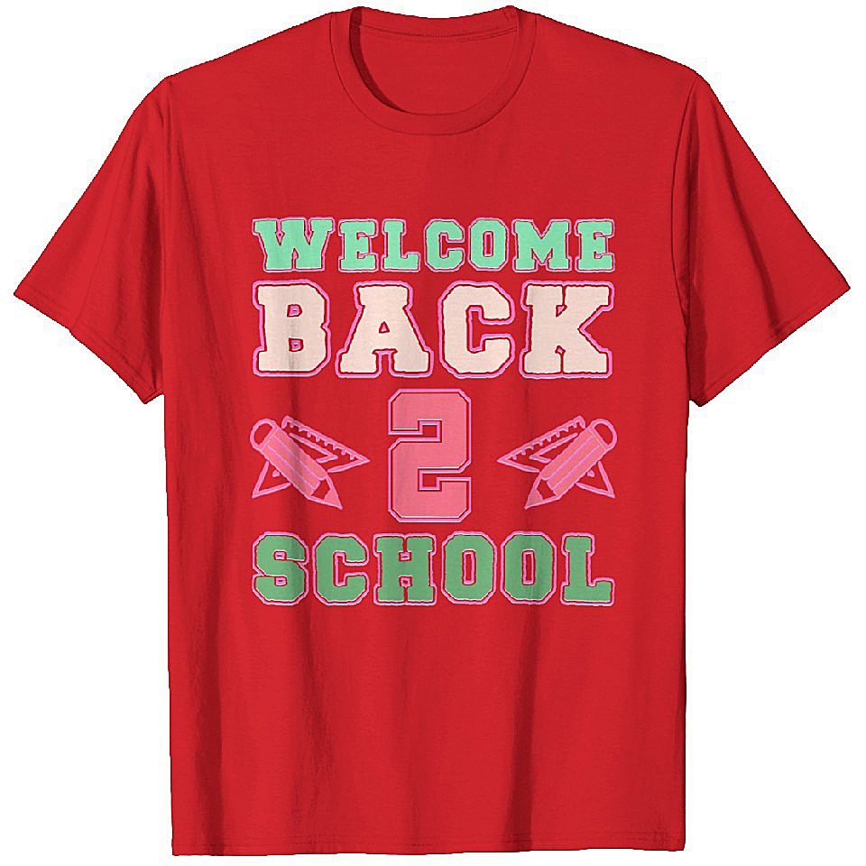 Welcome Back To School - Typography Back To School T Shirts Heavyweight T-shirt Men