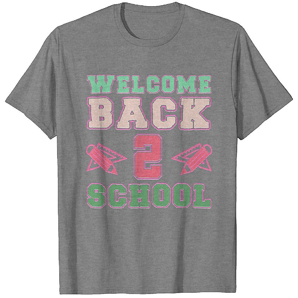 Welcome Back To School - Typography Back To School T Shirts Heavyweight T-shirt Men