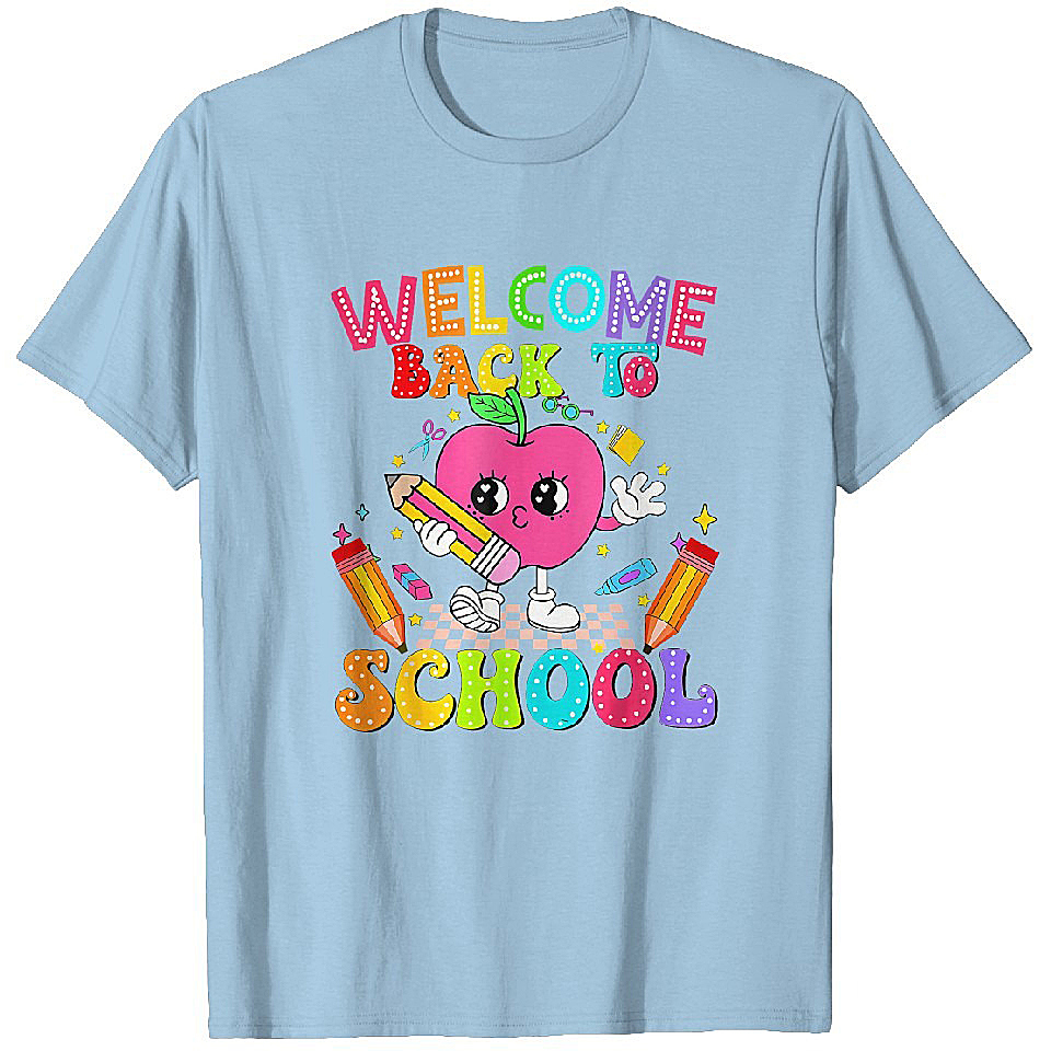 Welcome Back To School Back To School Teachers T-Shirts Heavyweight T-shirt Men