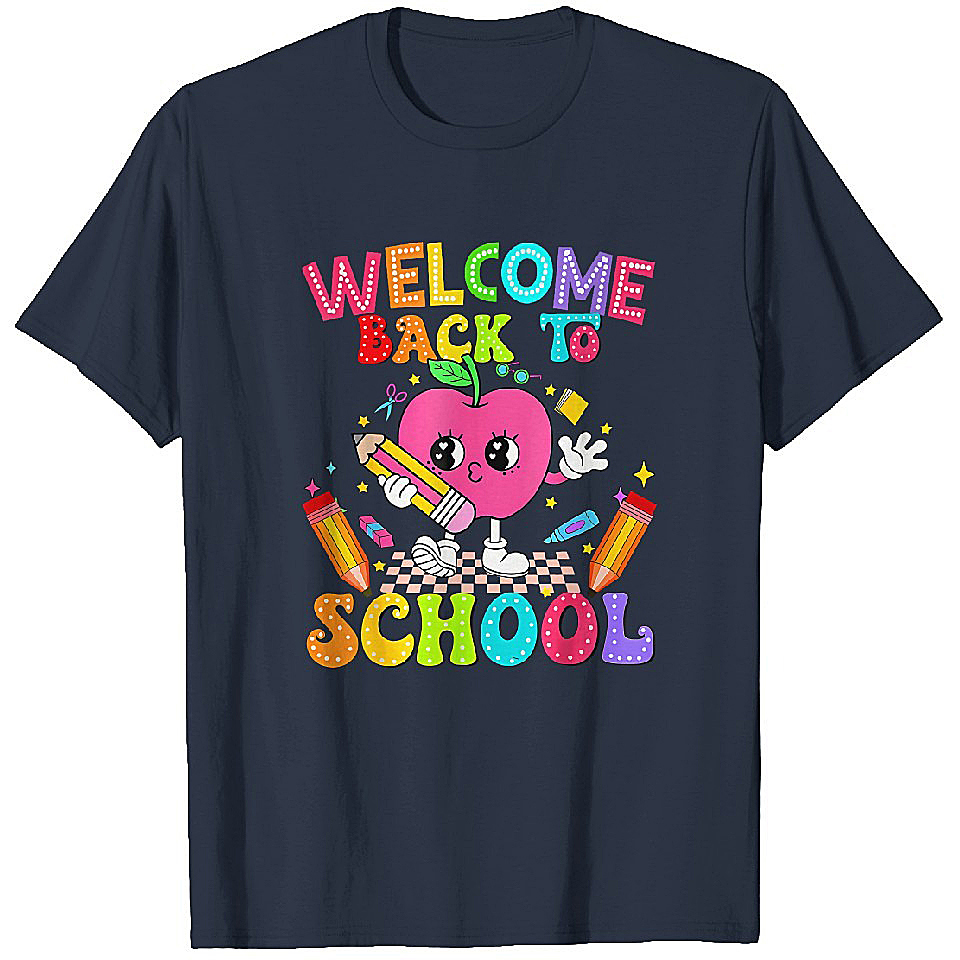 Welcome Back To School Back To School Teachers T-Shirts Heavyweight T-shirt Men
