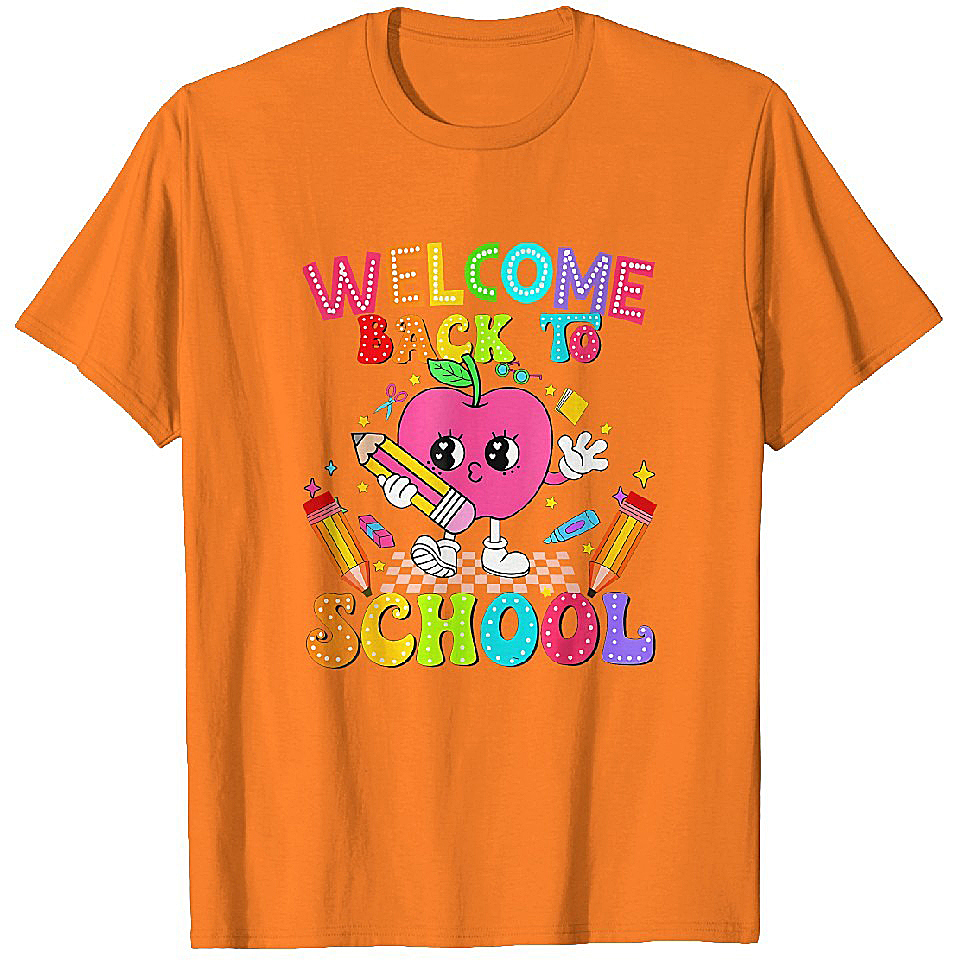 Welcome Back To School Back To School Teachers T-Shirts Heavyweight T-shirt Men