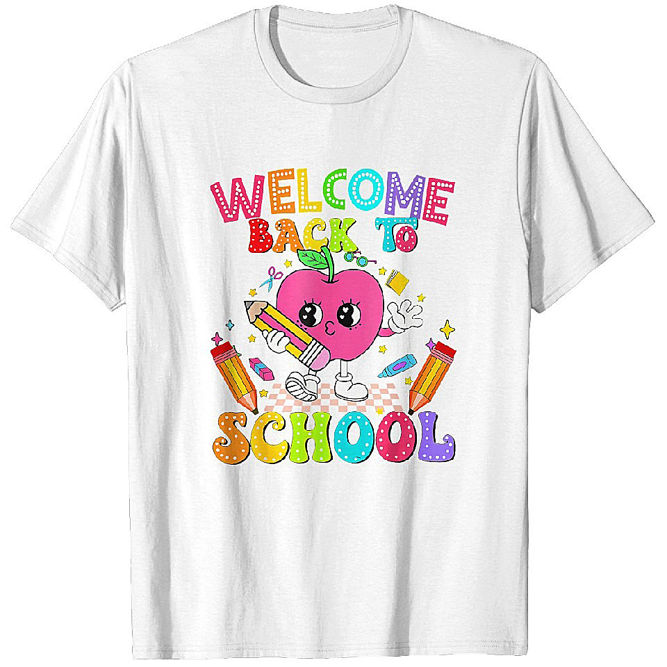 Welcome Back To School Back To School Teachers T-Shirts Heavyweight T-shirt Men