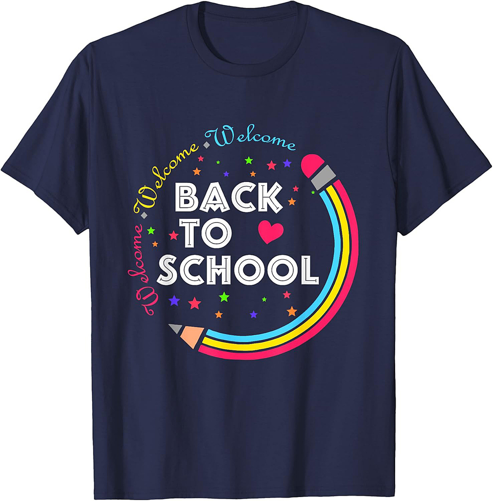 Welcome Back To School First Day of School Cute Teachers T-Shirt