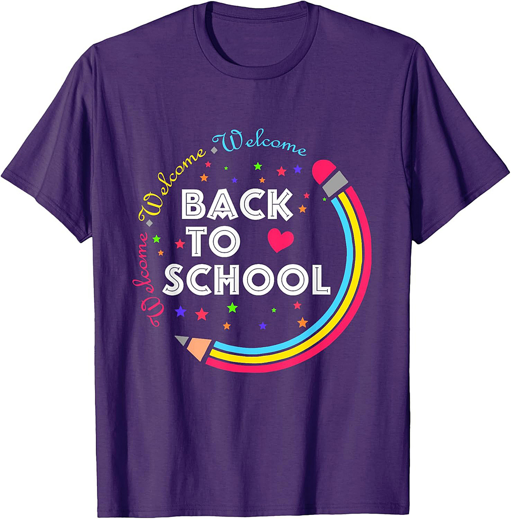 Welcome Back To School First Day of School Cute Teachers T-Shirt