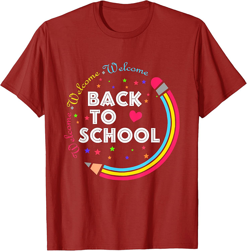 Welcome Back To School First Day of School Cute Teachers T-Shirt