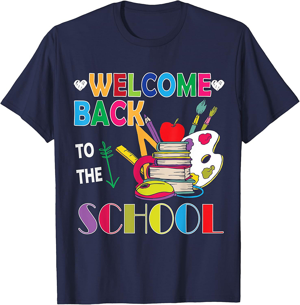 Welcome Back To School First Day of School Teachers Student T-Shirt