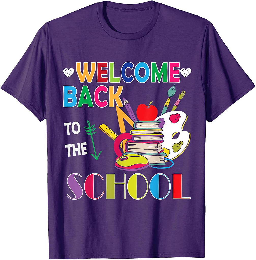 Welcome Back To School First Day of School Teachers Student T-Shirt