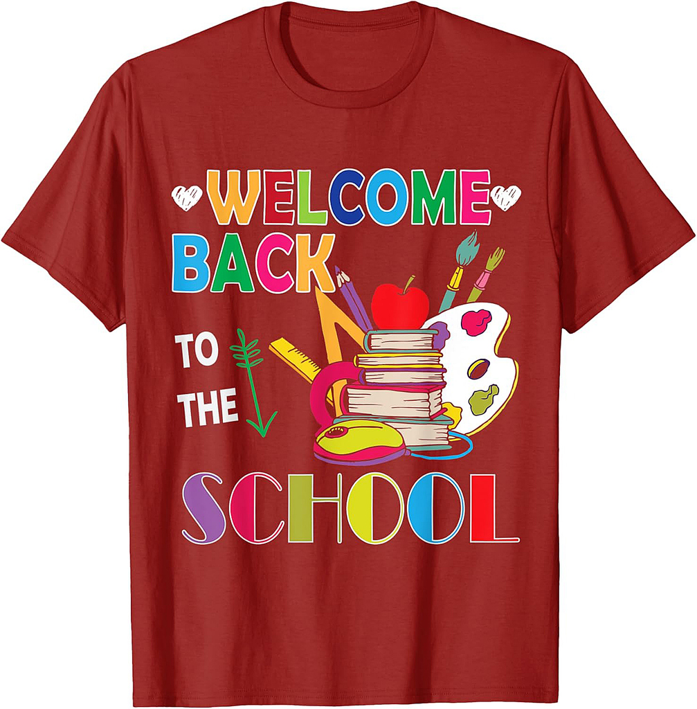 Welcome Back To School First Day of School Teachers Student T-Shirt