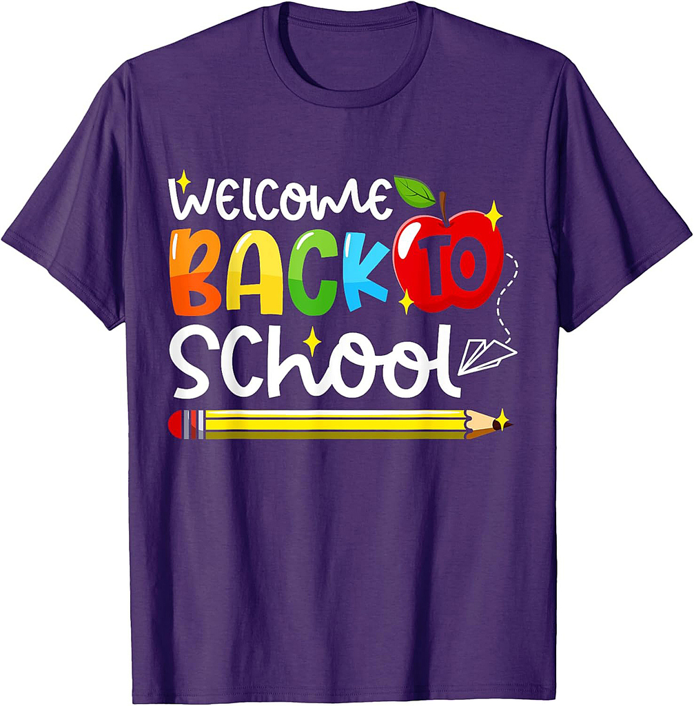 Welcome Back To School First Day of School Teachers Students T-Shirt