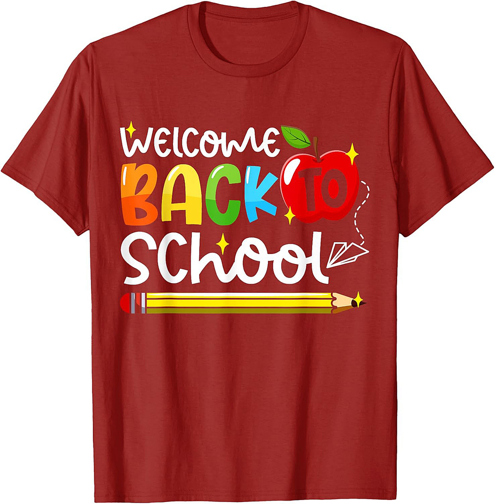 Welcome Back To School First Day of School Teachers Students T-Shirt