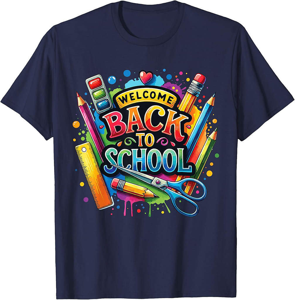Welcome Back To School First Day of School Teachers kids T-Shirt