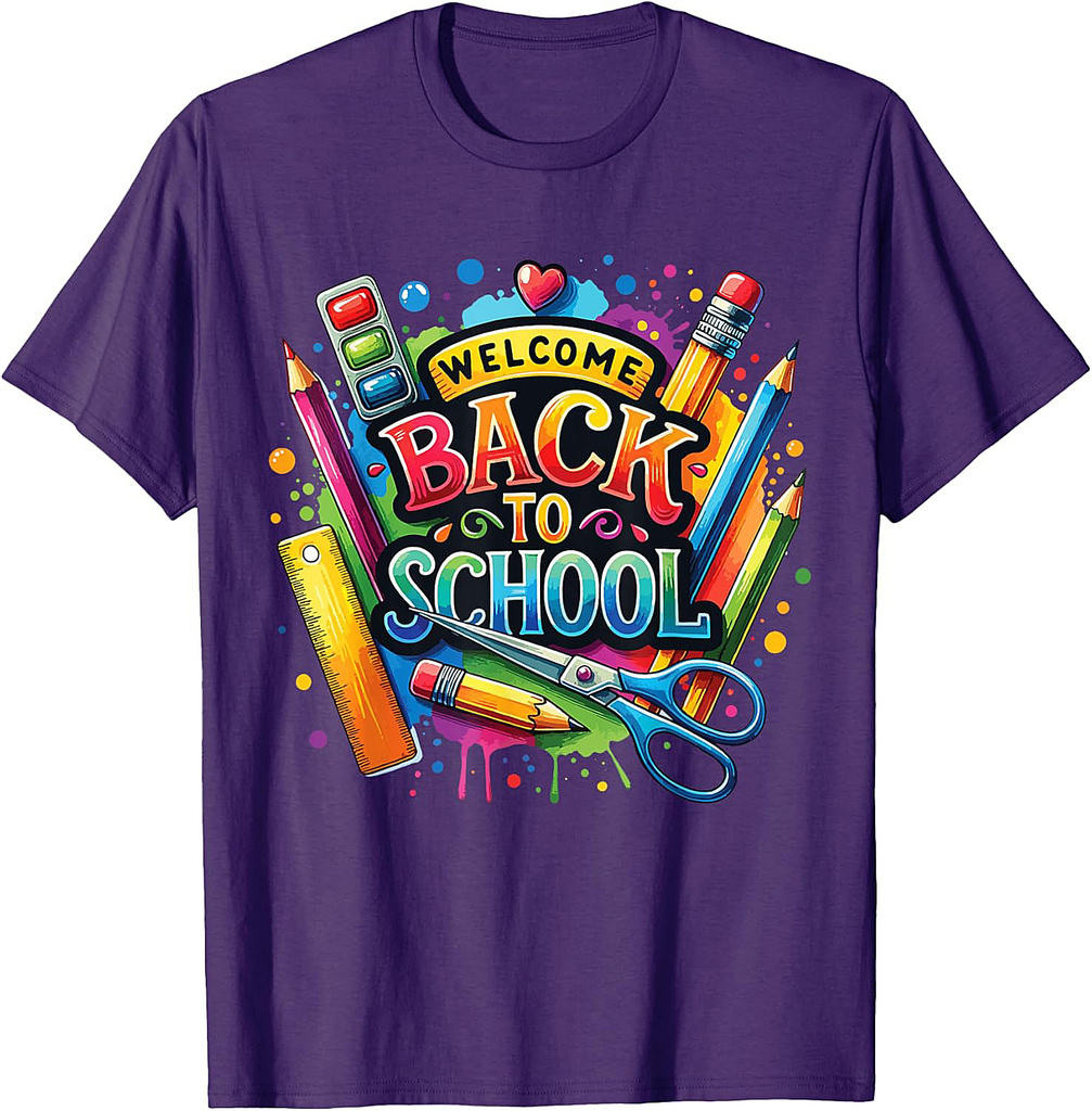 Welcome Back To School First Day of School Teachers kids T-Shirt