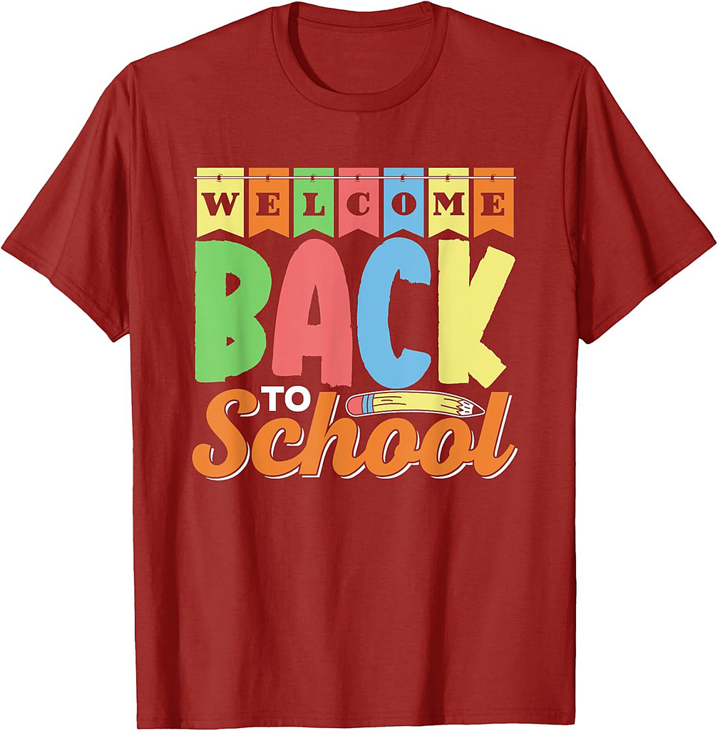 Welcome Back To School Kids Pupil Teacher Back To School T-Shirt