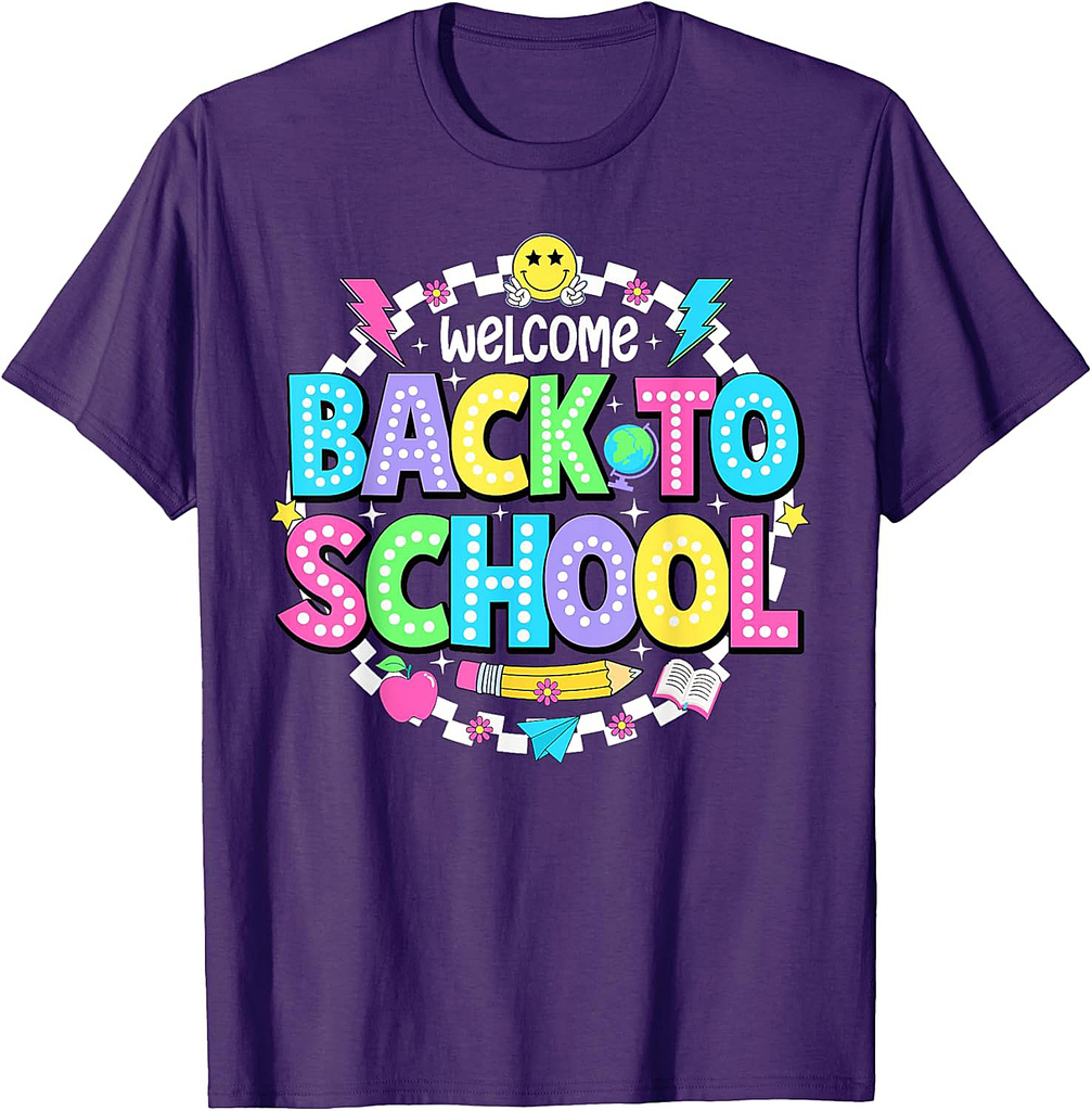 Welcome Back To School Shirts First day of school Teacher T-Shirt