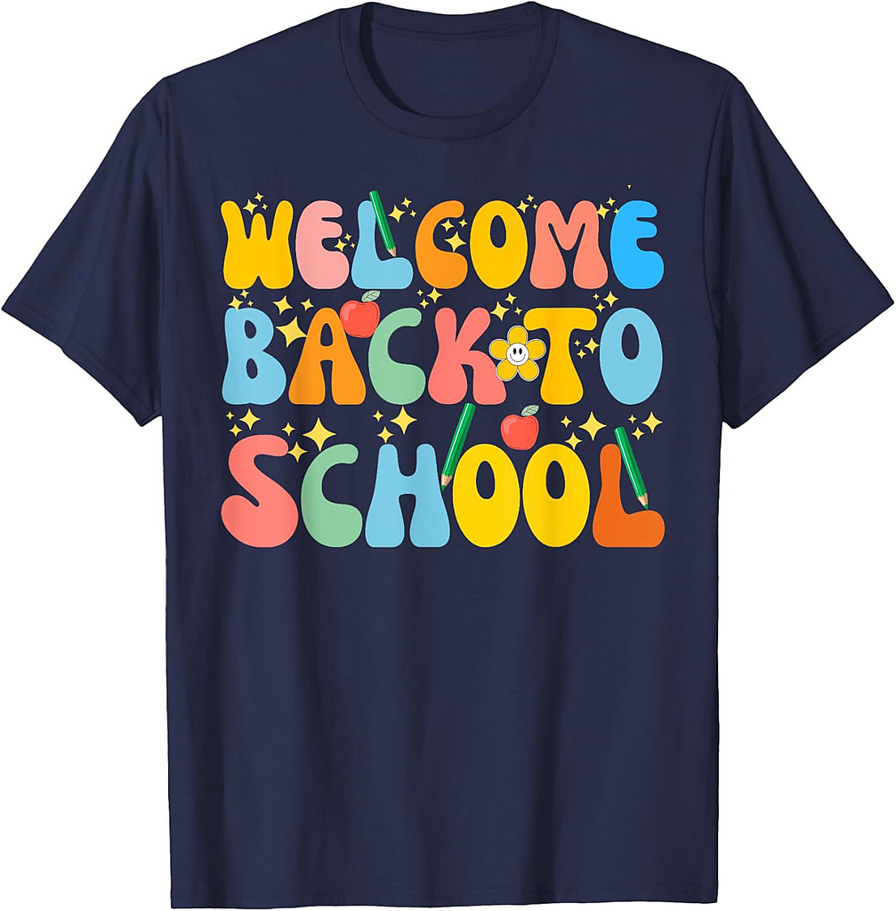 Welcome Back To School Teachers Kids Back To School 2024 T-Shirt