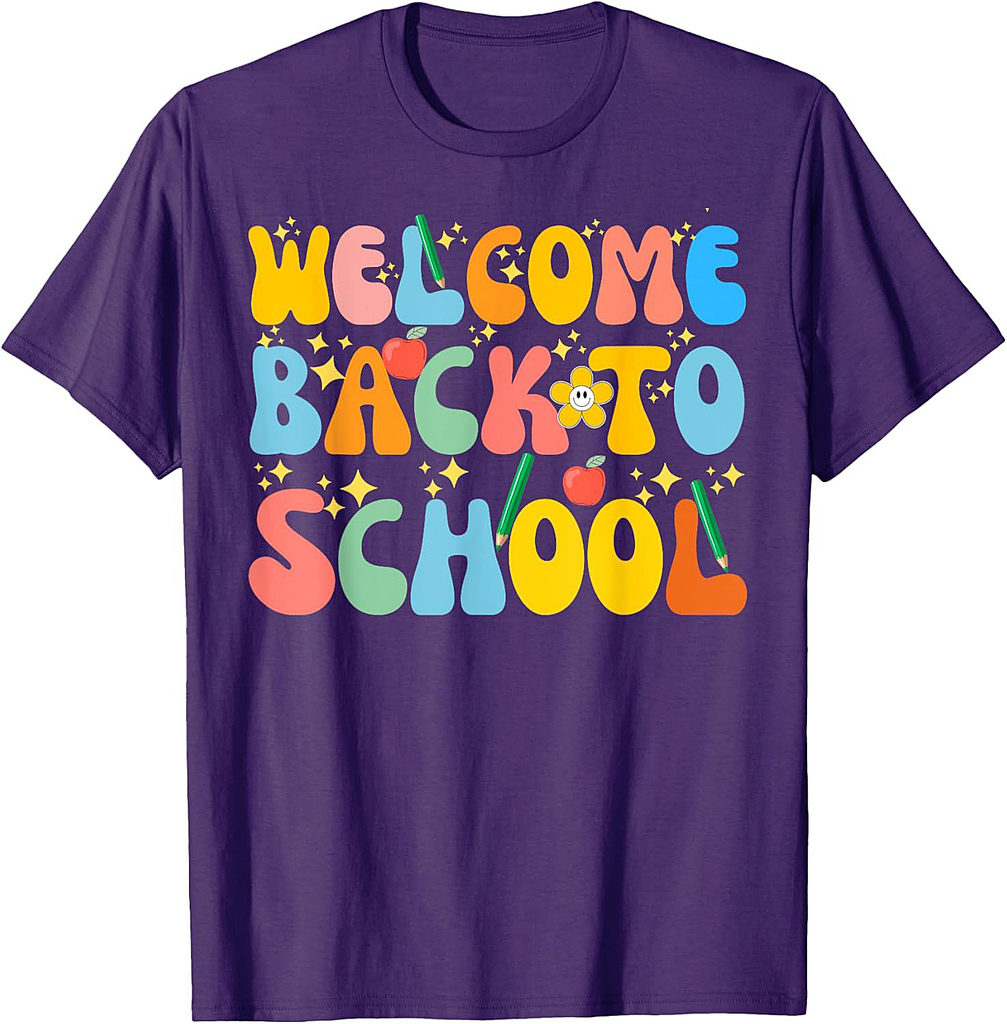 Welcome Back To School Teachers Kids Back To School 2024 T-Shirt
