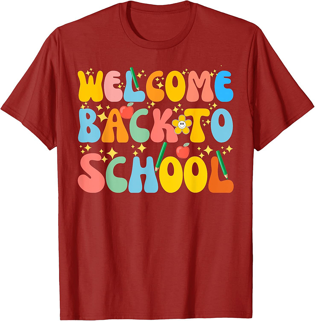 Welcome Back To School Teachers Kids Back To School 2024 T-Shirt
